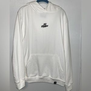 NWOT☑️100 Thieves Cream Hoodie🤍 white unisex Medium